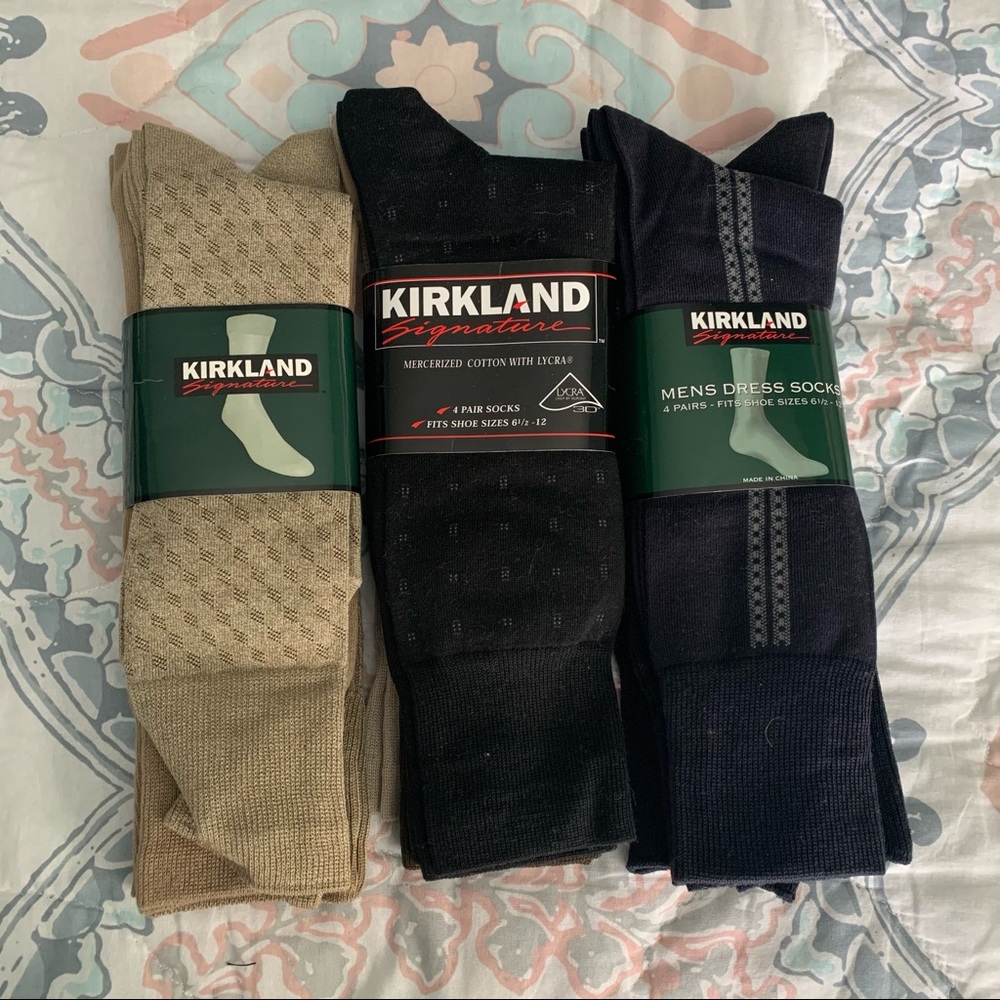 NWT Kirkland Signature Mens Dress Socks